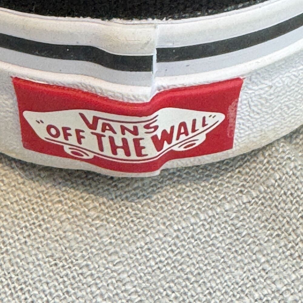 Vans Off The Wall Sneakers Men's 11.5 Black Gray Lace Up Skate Shoes 500714 - Picture 10 of 10